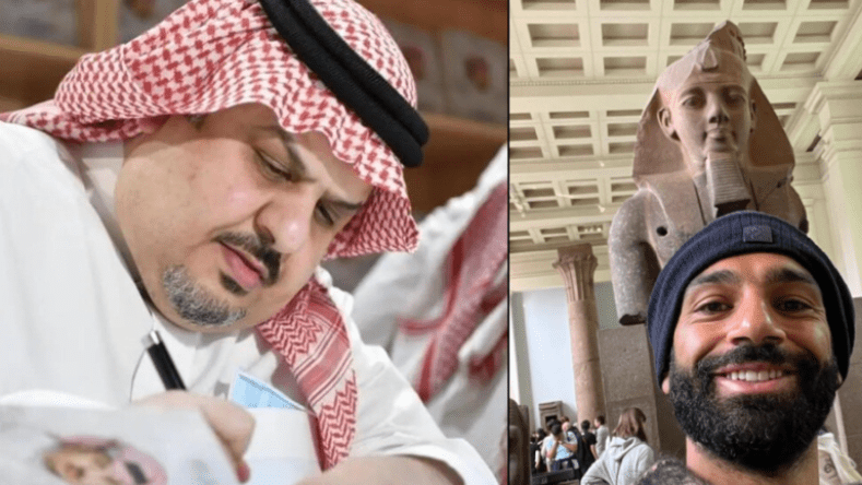 “لا تباع ولا تشترى”.. أمير سعودي يرد على كاتب شبه محمد صلاح بالأهرامات