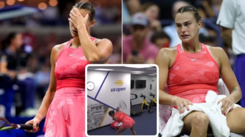 بعد خسارة النهائي.. فيديو لنجمة تنس تفقد أعصابها