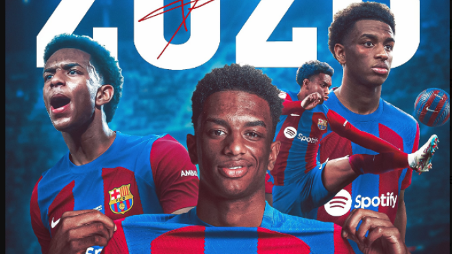 نادي برشلونة يمدد عقد بالدي