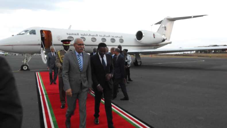 الرئيس الصحراوي إبراهيم غالي يصل إلى نيروبي للمشاركة في قمة المناخ