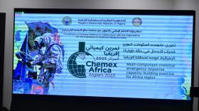 إفتتاح فعاليات تمرين عسكري حول الطوارىء الكيميائية