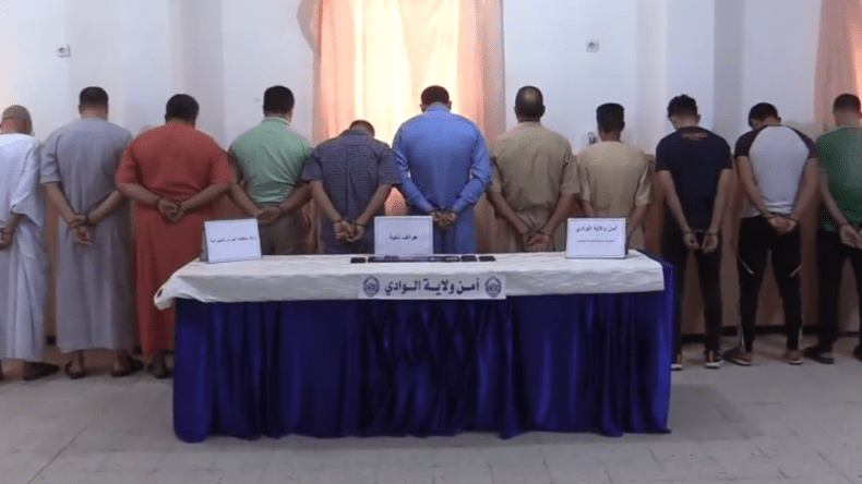 شبكة إجرامية “خططت لضرب الوحدة الوطنية” في قبضة الأمن بالوادي (فيديو)