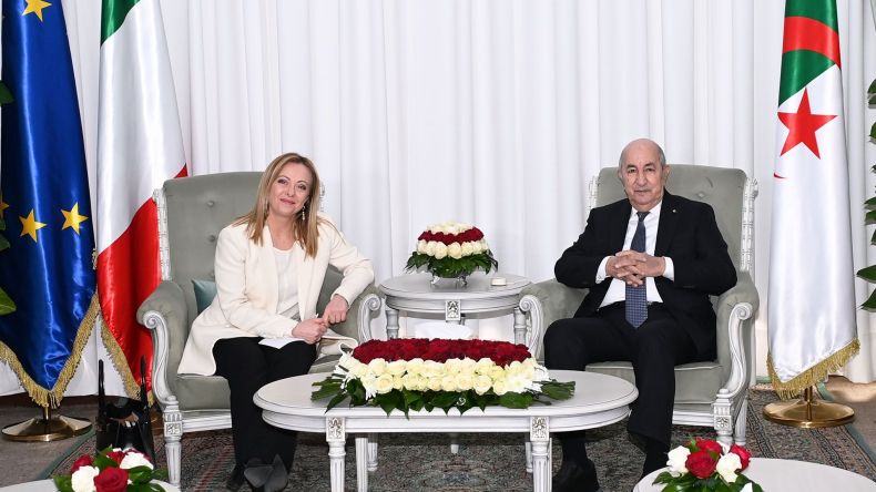 ميلوني تبلغ الرئيس تبون بموعد عقد منتدى الحوار المتوسطي في روما