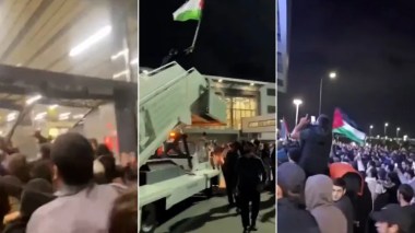Daghestan: Des manifestants propalestiniens prennent d’assaut un avion israélien (Vidéo)