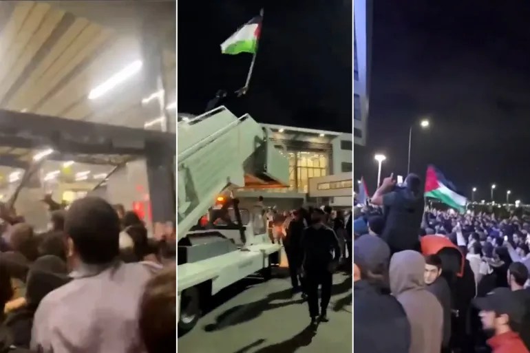 Daghestan: Des manifestants propalestiniens prennent d’assaut un avion israélien (Vidéo)