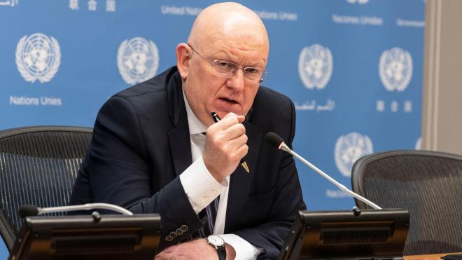 مندوب روسيا لدى مجلس الأمن الدولي: رفض مشروع القرار الروسي أظهر من يريد استمرار الحرب