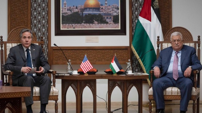 عباس لبلينكن: ممارسات الاحتلال وراء تفجّر الوضع في قطاع غزة