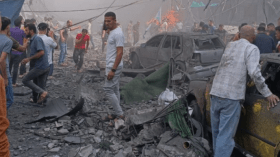 فيديوهات صادمة.. ارتقاء عدد كبير من الشهداء في مجزرة صهيونية بمخيم جباليا