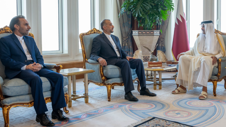 للمرة الثانية.. أمير قطر ووزير خارجية إيران يبحثان التطورات في غزة