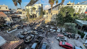 خبير روسي: إسرائيل تخفي الدليل على قصف مستشفى المعمداني