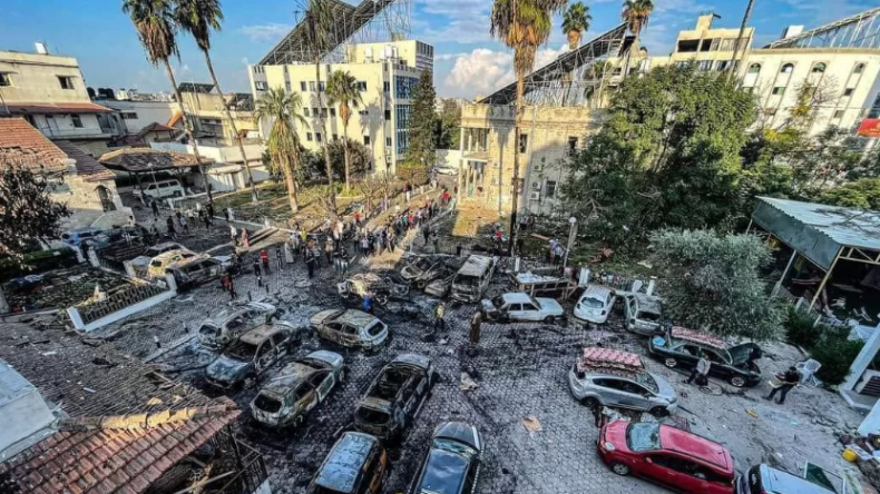 خبير روسي: إسرائيل تخفي الدليل على قصف مستشفى المعمداني