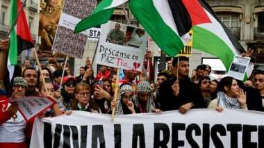 Espagne: Manifestation pro-palestinienne à Madrid
