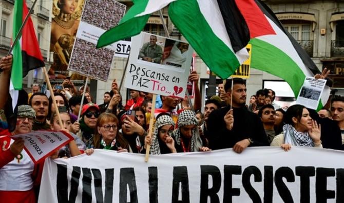 Espagne: Manifestation pro-palestinienne à Madrid
