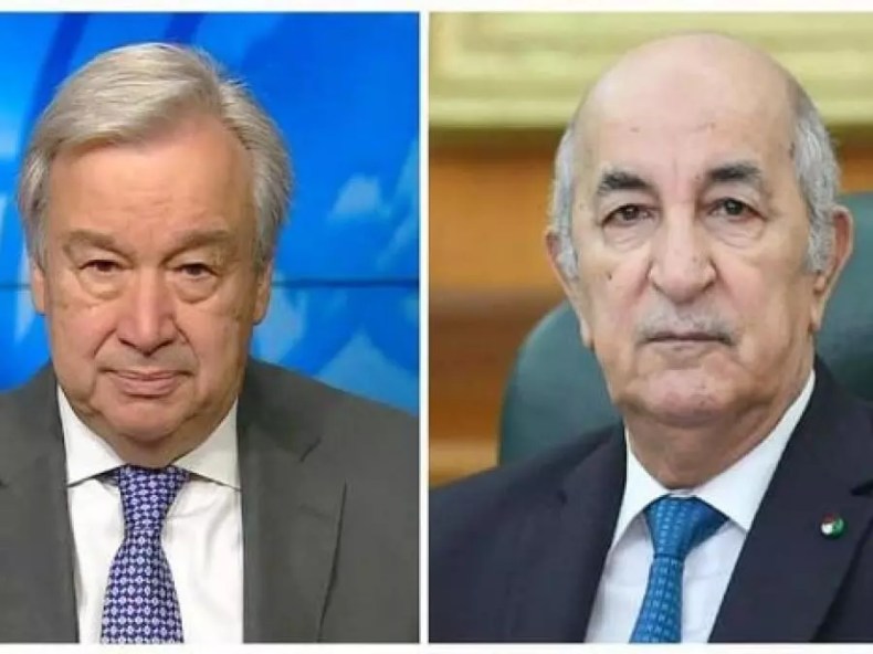 Le président Tebboune s’entretient avec Guterres de la situation à Ghaza