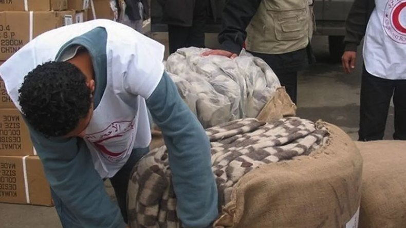 تجار ومتعاملون اقتصاديون يَـهُـبُّـون لجمع المساعدات لغزة