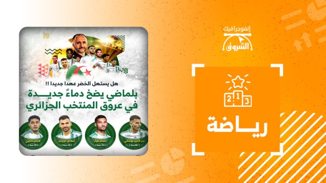 بلماضي يضخ دماءً جديدة في عروق المنتخب الجزائري