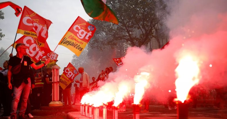 France: Deux responsables de la CGT arrêtés pour leur soutien à la Palestine