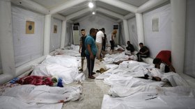 الكيان الصهيوني يحاول “التملص” من مجزرة مستشفى “المعمداني”