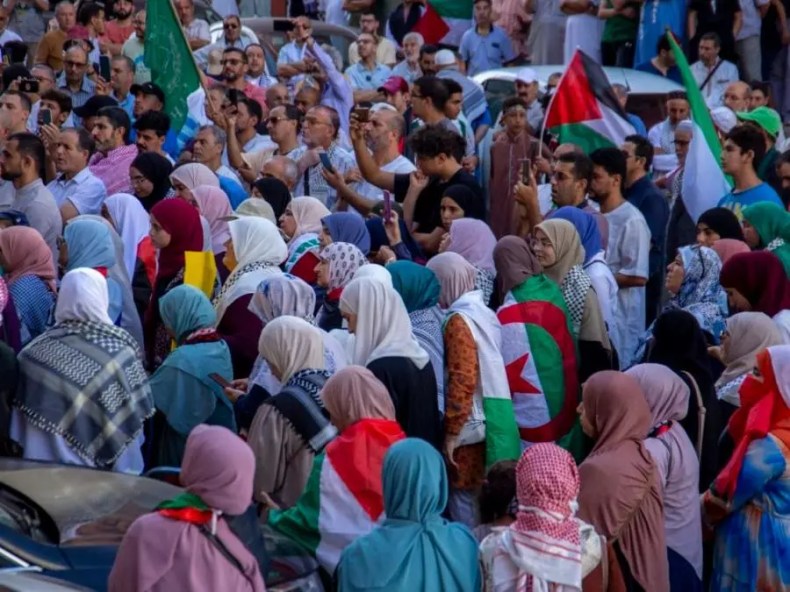 Rassemblement de soutien au peuple palestinien à Alger