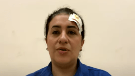 بالفيديو.. مراسلة فرانس 24 تخرج حية من تحت الأنقاض في غزة