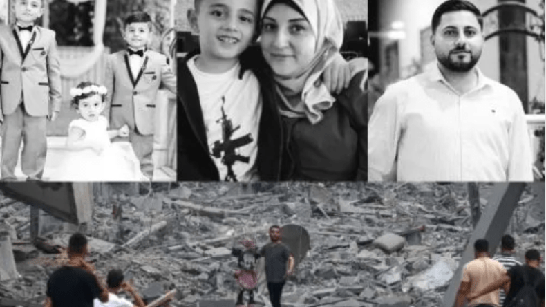 استشهاد صحفية فلسطينية مع زوجها وأطفالها تحت القصف الإسرائيلي