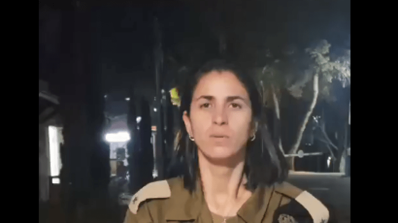 طلبت منهم المغادرة.. سخرية من مجندة إسرائيلية ادعت القلق على سكان غزة