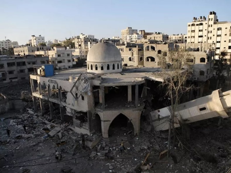 Agressions sionistes en Palestine: 6 mosquées détruites par l’occupation à Ghaza