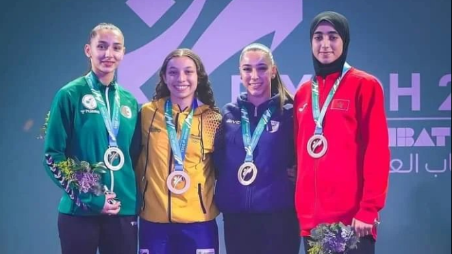 ذهبية وفضية للجزائر في الألعاب العالمية للفنون القتالية