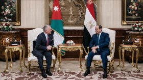 الرئيس المصري وملك الأردن يؤكدان رفضهما لتهجير الفلسطينيين