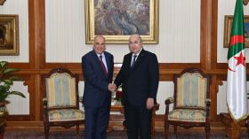 رئيس الجمهورية يستقبل الأمين العام للاتحاد العام للعمال الجزائريين عمر تقجوت (فيديو)