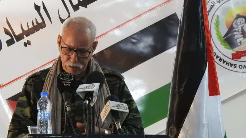 إبراهيم غالي : نجدد تضامن الشعب الصحراوي مع شقيقه الفلسطيني