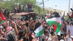 بالفيدو.. الأردن يمنع المتظاهرين من الوصول إلى الحدود الفلسطينية