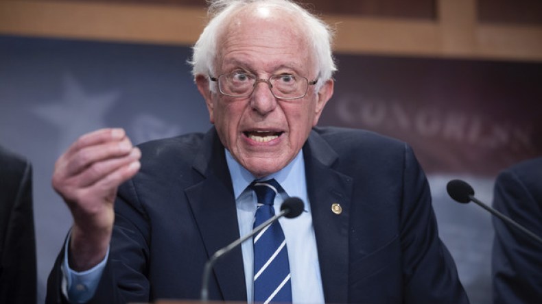 السيناتور الأمريكي بيرني ساندرز : علينا أن لا ننسى أن نصف مليوني شخص في غزة أطفال  