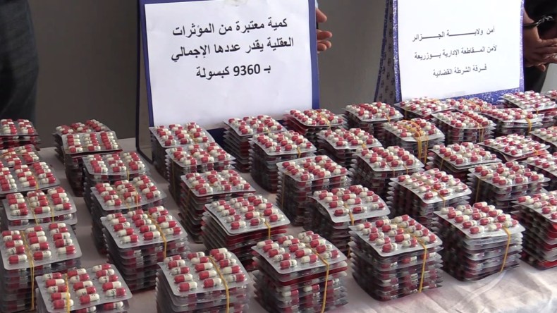 مصالح أمن العاصمة تحجز 9360 قرصا من المؤثرات العقلية و7.8 غ من الكوكايين