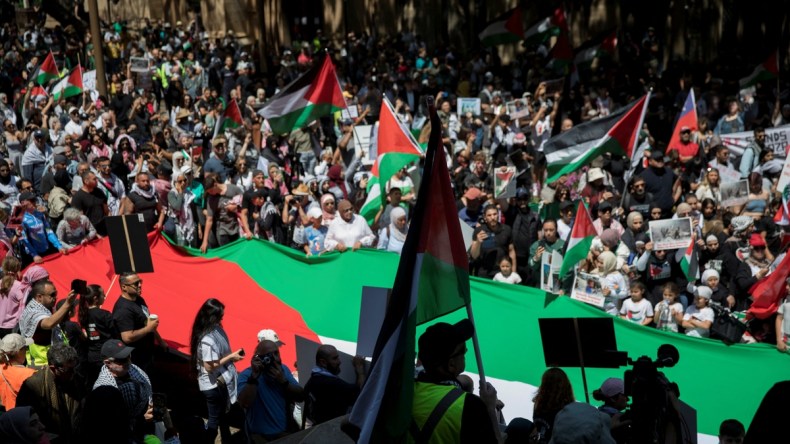 الآلاف يتظاهرون في كافة أنحاء أستراليا دعما لفلسطين