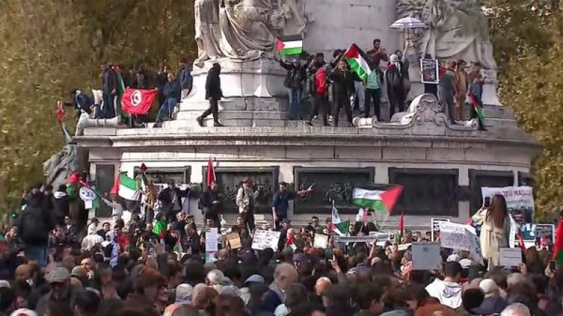 مئات الآلاف يتظاهرون في أوروبا تضامنا مع غزّة (فيديو)