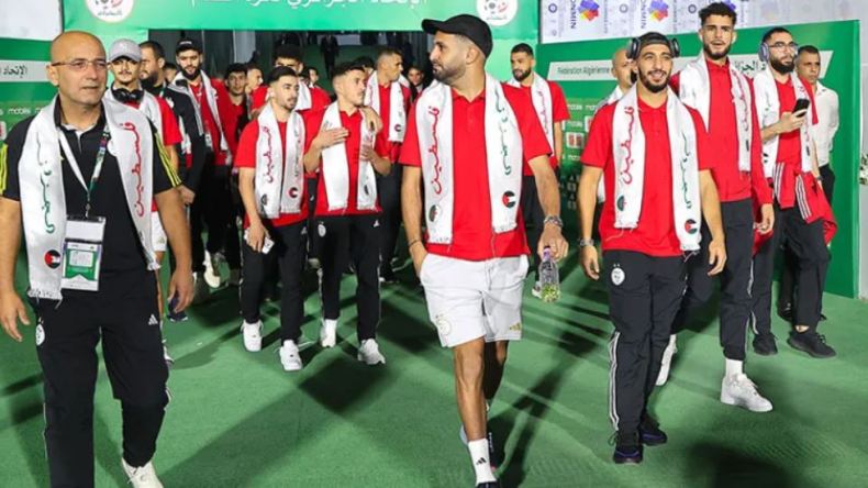 اللاعبون الجزائريون يواصلون تقديم أروع الأمثلة تضامنا مع غزة