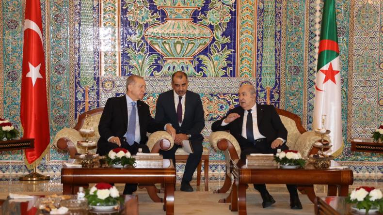 الرئيس تبون يٌجري محادثات ثنائية مع نظيره التركي