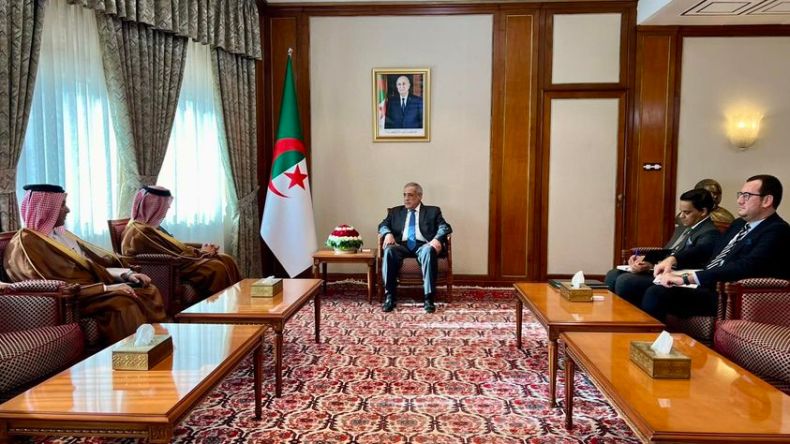 الوزير الأول يستقبل سفير قطر بالجزائر
