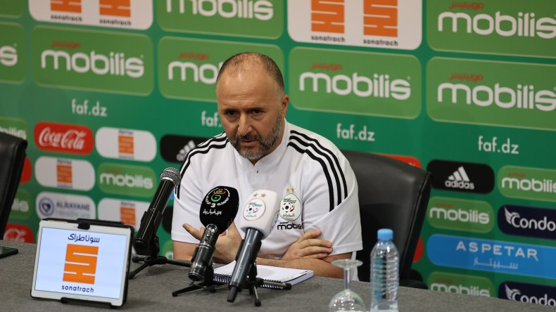 بلماضي: مباراة الصومال مهمة.. ومحرز يستحق الكرة الذهبية الإفريقية