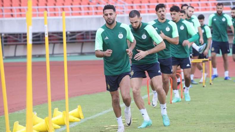 آخر مران لـ “الخضر”.. أرضية ميدان الموزمبيق جافّة والجوّ حارّ