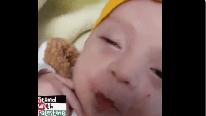 فيديو متداول لرضيعة فلسطينية جائعة توفيت والدتها في قصف صهيوني!