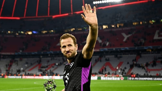 هاري كين يعادل رقم ماكاي مع البايرن في دوري أبطال أوروبا