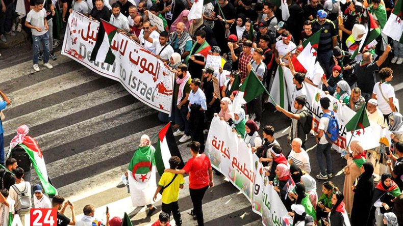 جزائريون “يطلقون” مظاهر الفرح تضامنا مع غزة