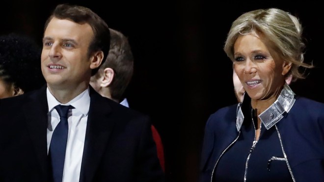 زوجة ماكرون تكشف مخاوفها حينما كان في الـ15 وهي في الـ40!