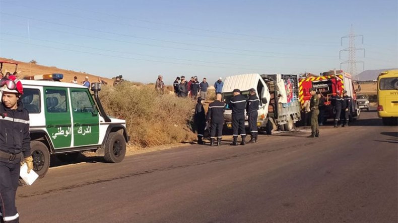ارتفاع حصيلة حادثة احتراق الشاحنة بوهران