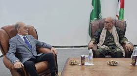 الرئيس الصحراوي يستقبل السفير الروسي المعتمد بالجزائر