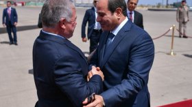 الرئيس المصري وملك الأردن : تهجير الفلسطينيين خط أحمر