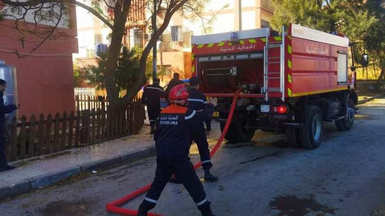 14 مصابا في حريق بناية سكنية بالمدية