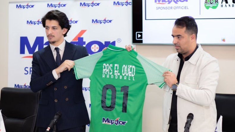 “ماكستور ” تمول نادي أبطال “راس الوادي” لكرة اليد بعقد مفتوح  